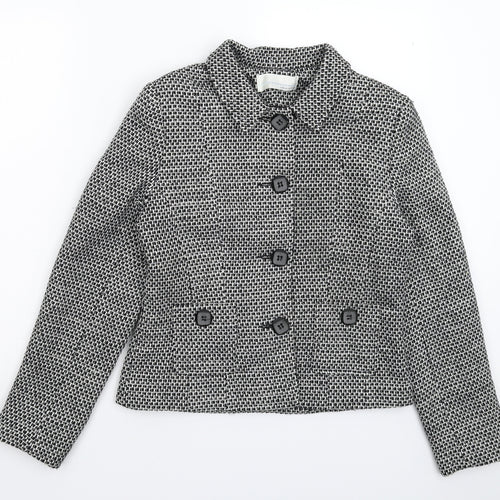 AMARANTO Womens Grey   Jacket Blazer Size 12