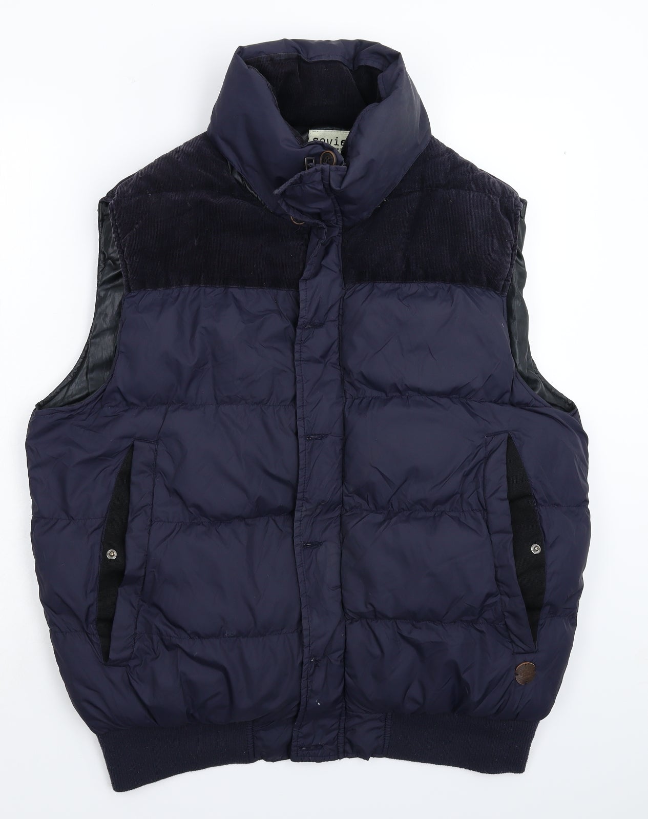 Soviet Mens Blue   Gilet Jacket Size 2XL