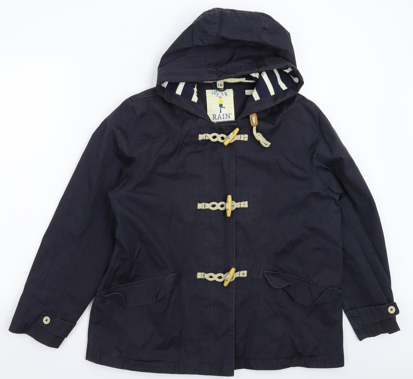 Rain Womens Blue   Rain Coat Coat Size 16