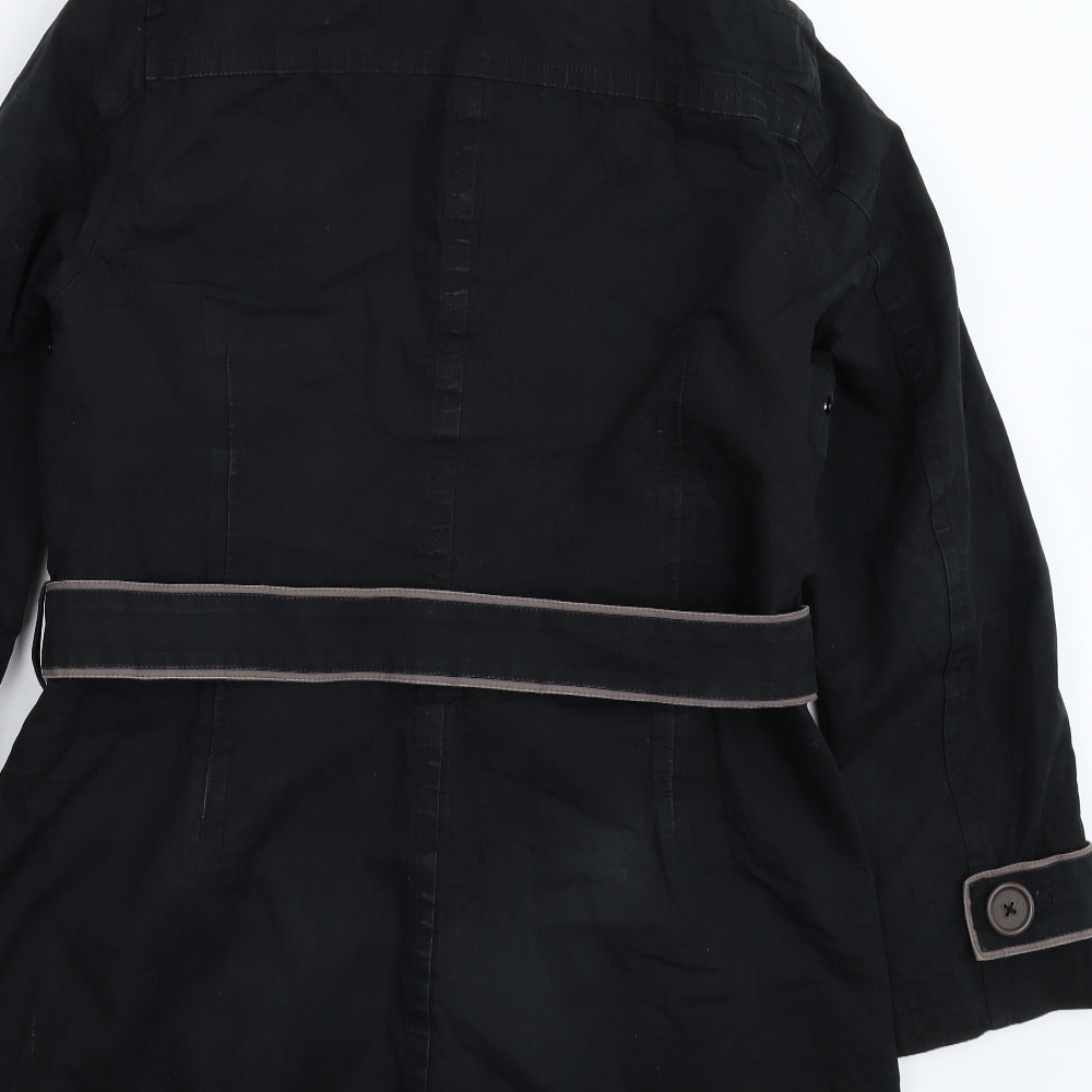 Boden Womens Black   Overcoat Coat Size 16