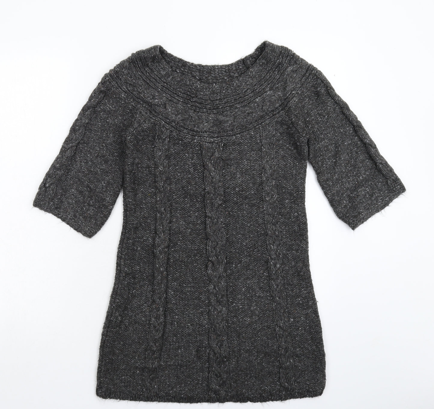 George Womens Grey  Knit Pullover Jumper Size 10