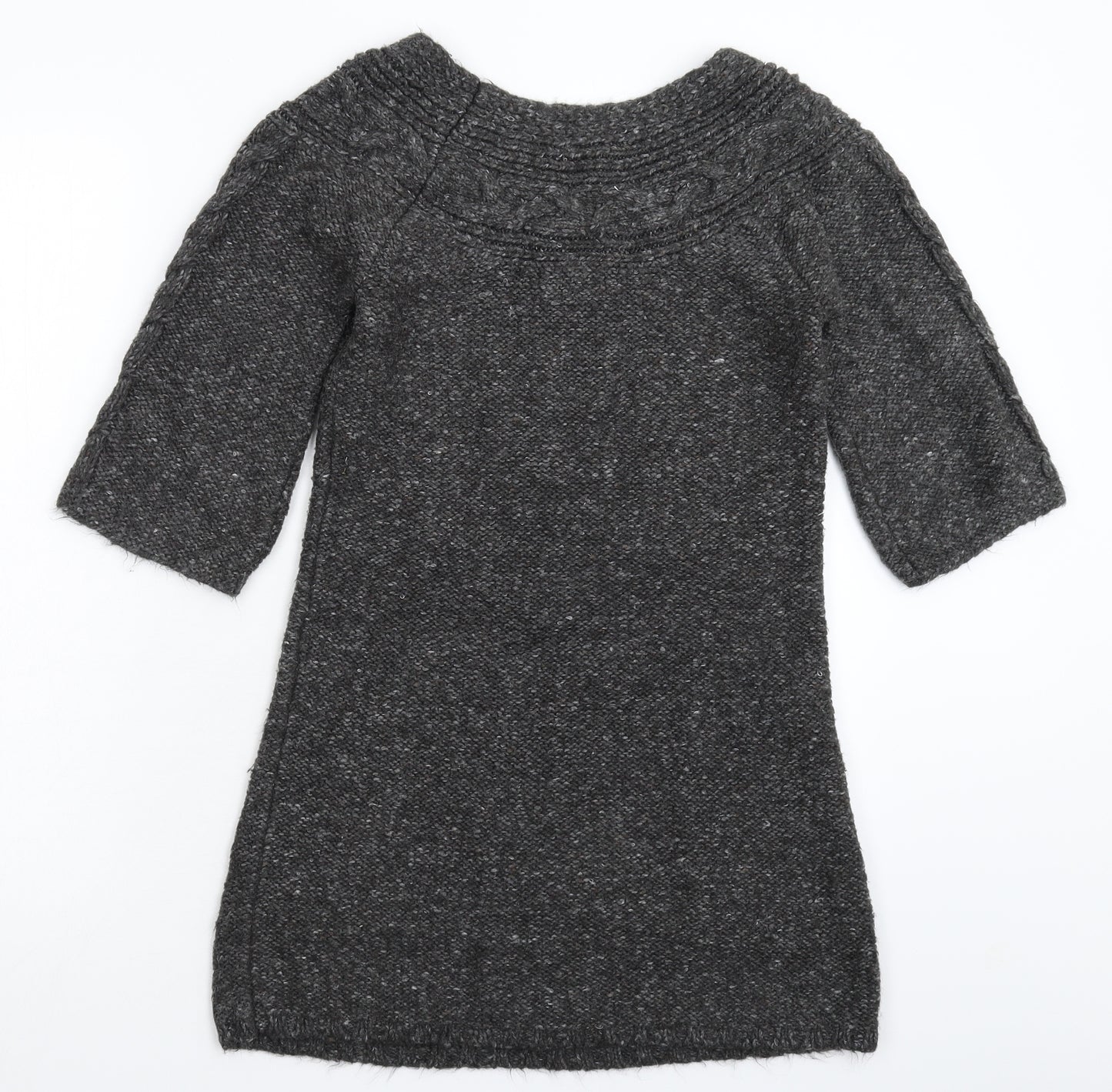 George Womens Grey  Knit Pullover Jumper Size 10