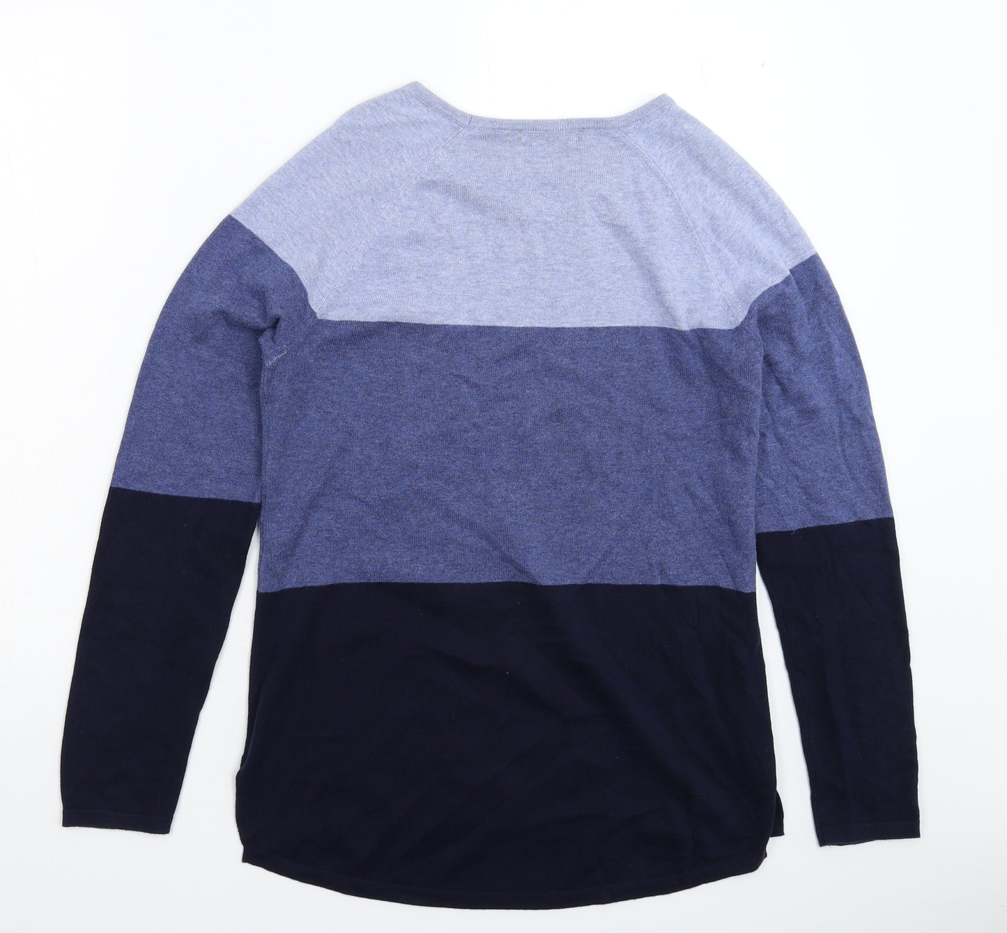 Jeanne Pierre Womens Blue  Knit Pullover Jumper Size 10