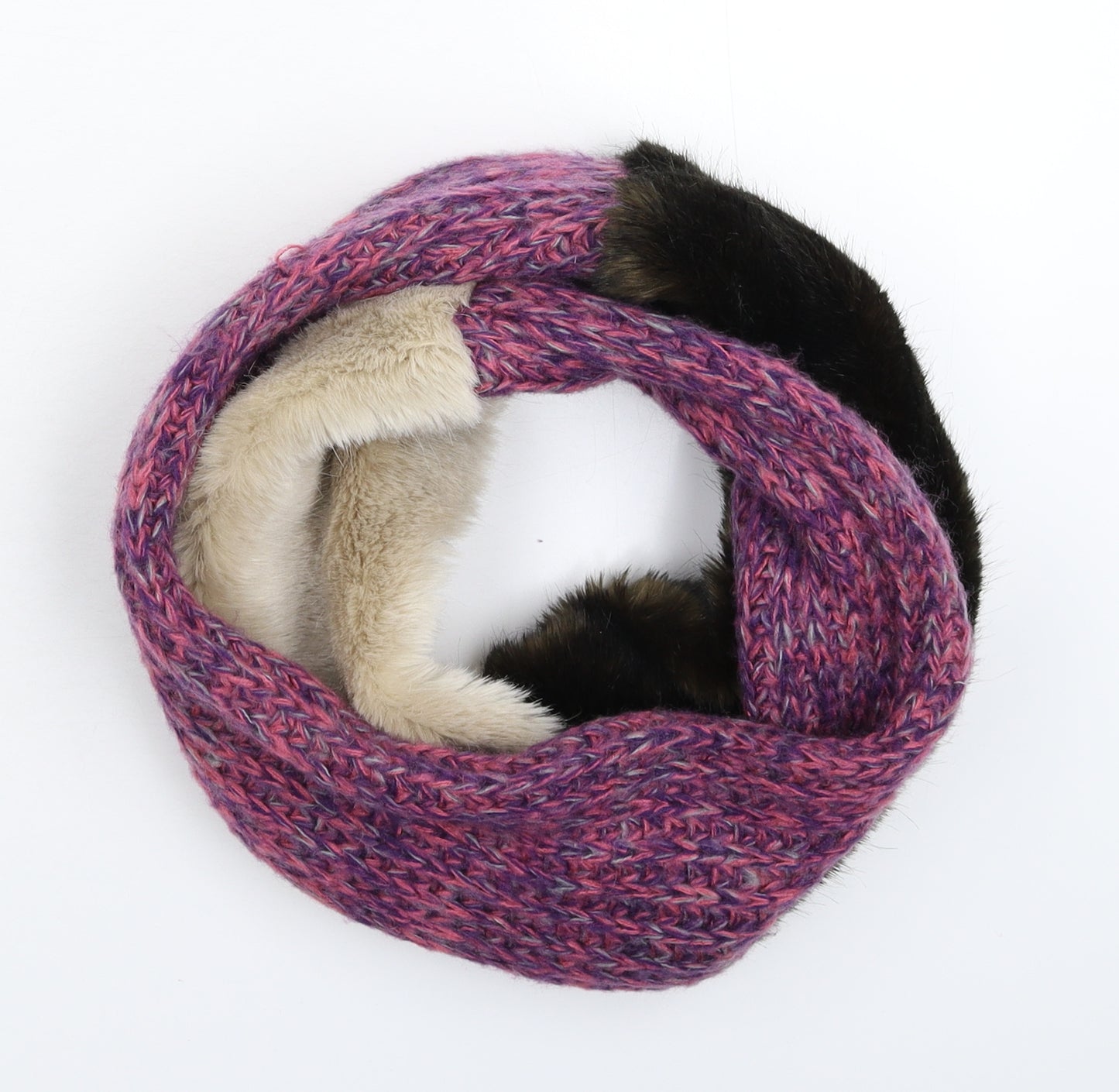Preworn Womens Multicoloured  Knit  Scarf   - Snood