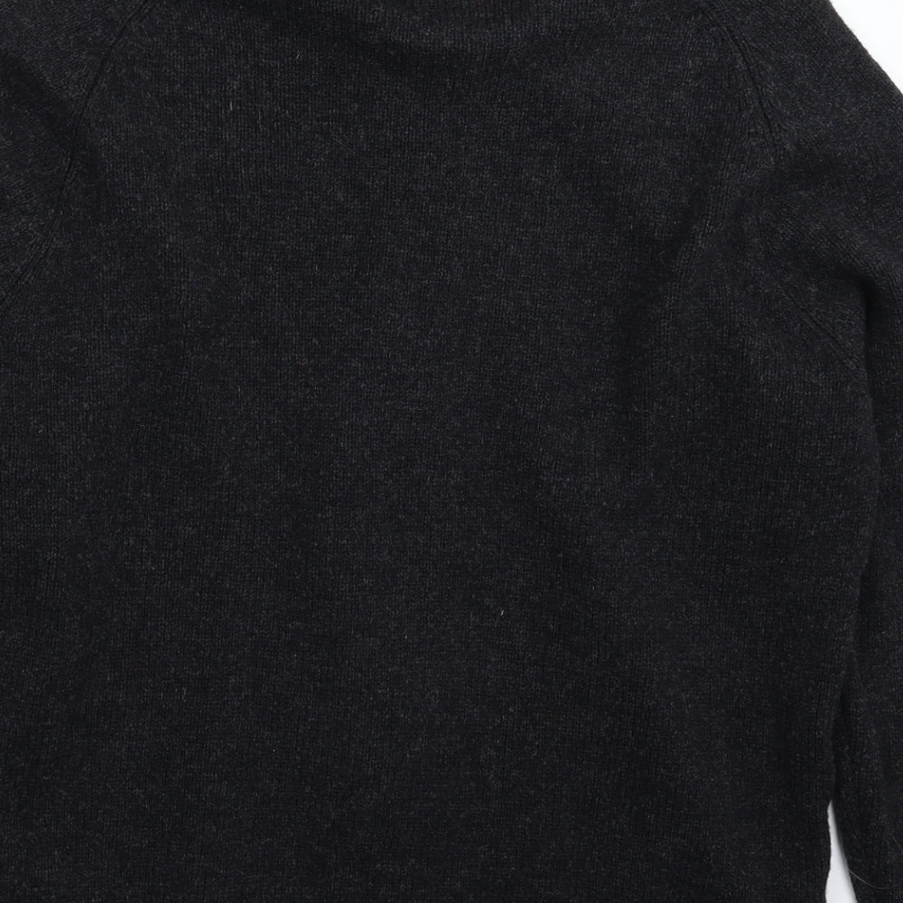 Marks and Spencer Mens Black  Knit Cardigan Jumper Size L