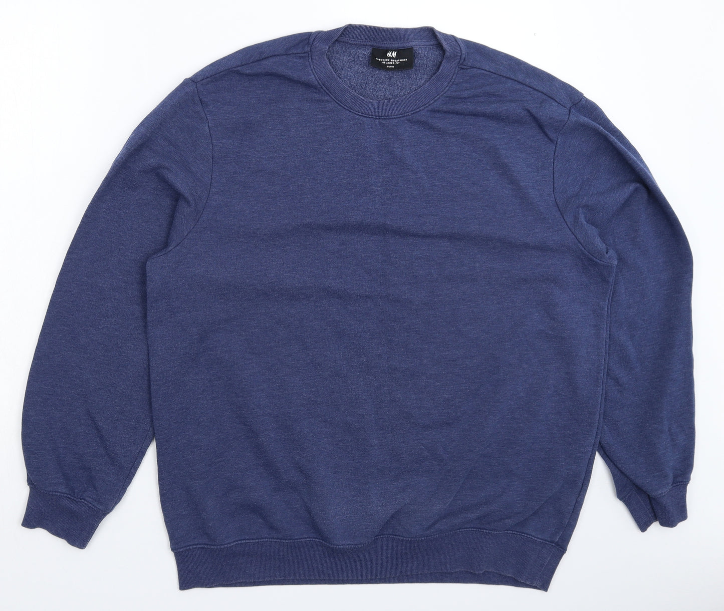 H&M Mens Blue   Pullover Sweatshirt Size M