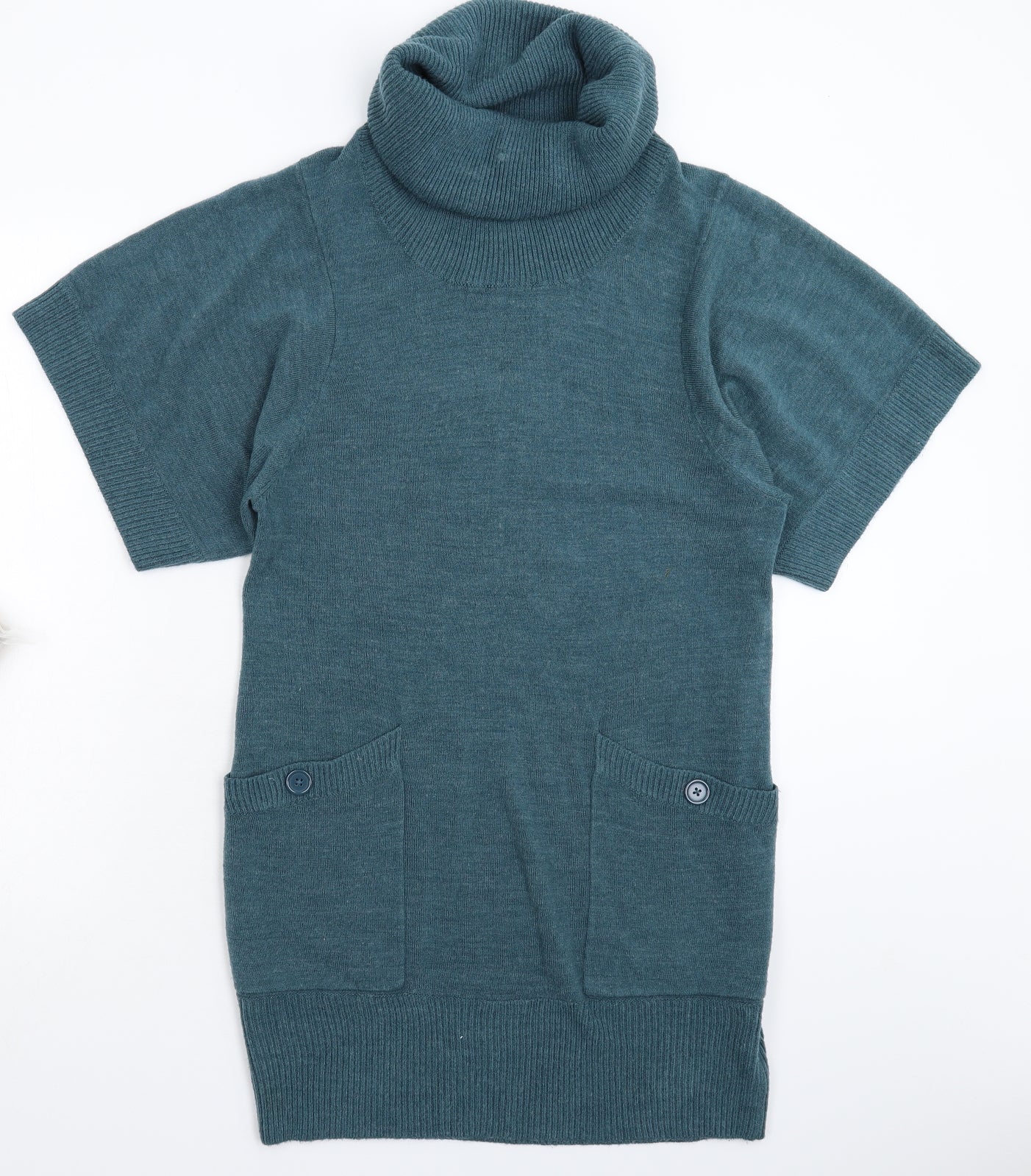 George Womens Blue  Knit Jumper Dress  Size 14