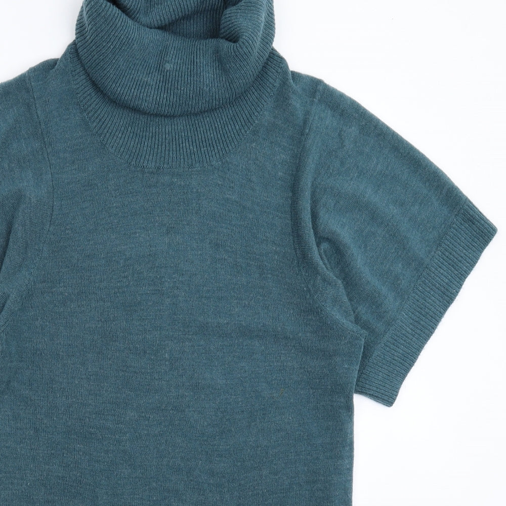 George Womens Blue  Knit Jumper Dress  Size 14
