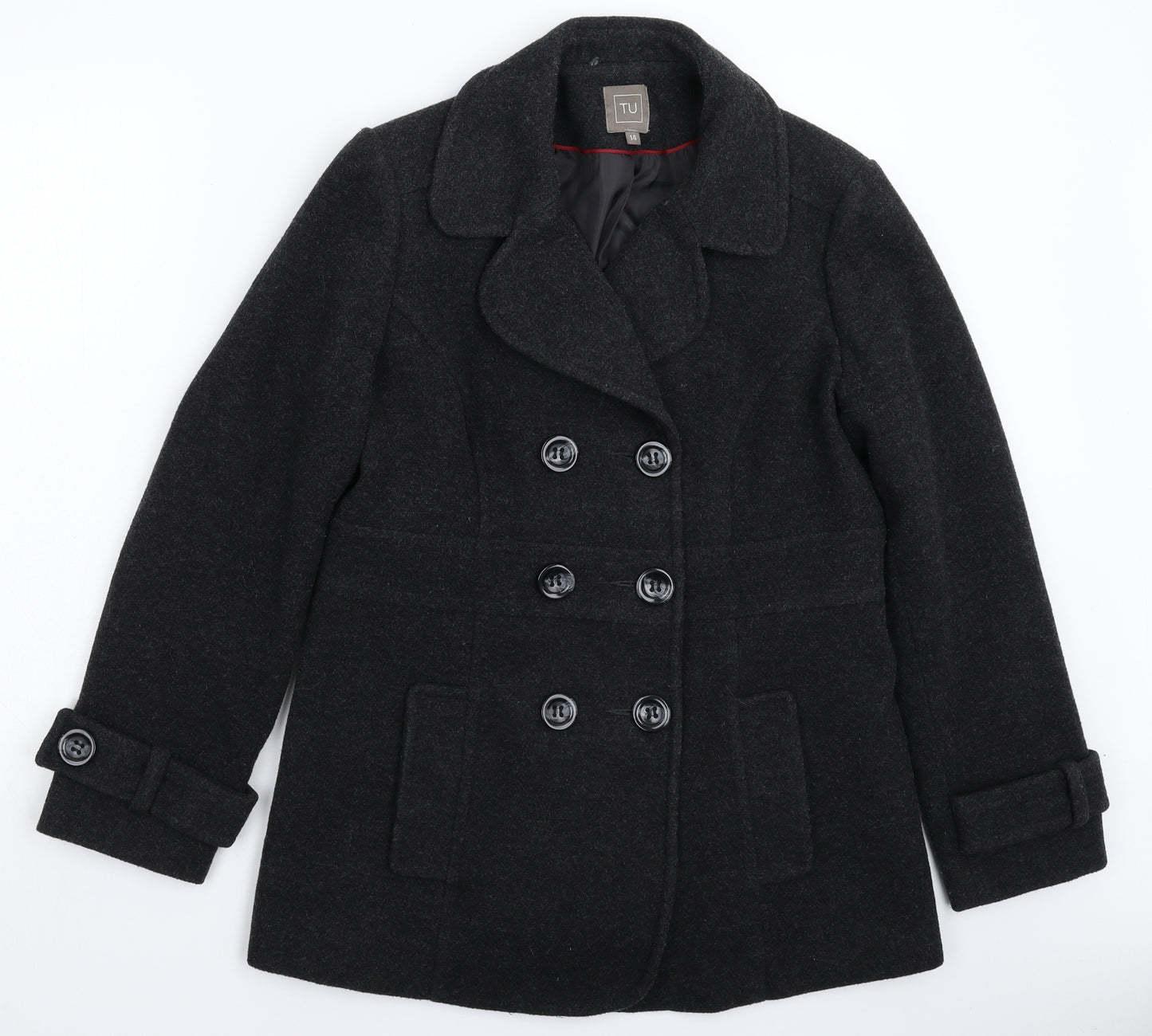 TU Womens Grey   Jacket Blazer Size 14