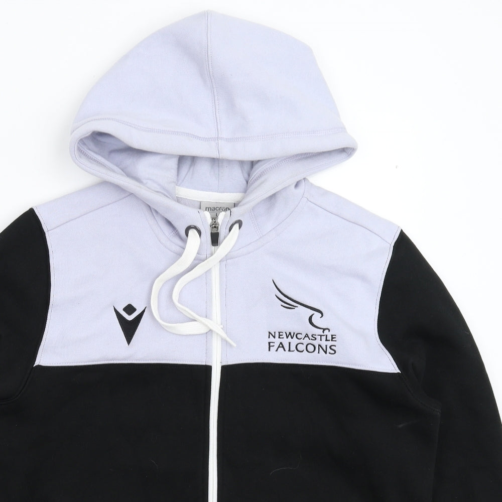 Macron Mens Multicoloured   Full Zip Hoodie Size L