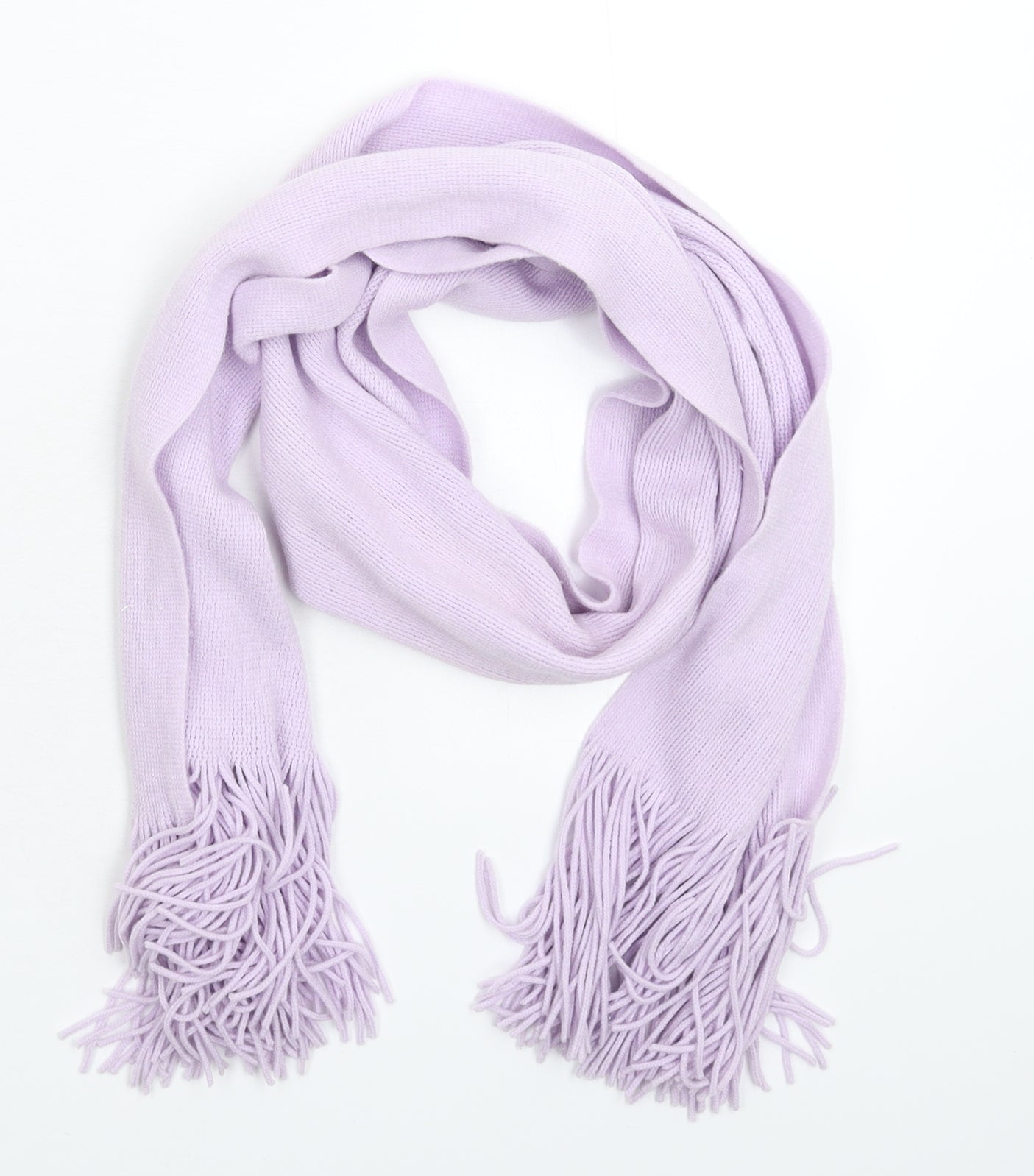 Preworn Womens Purple  Knit  Scarf