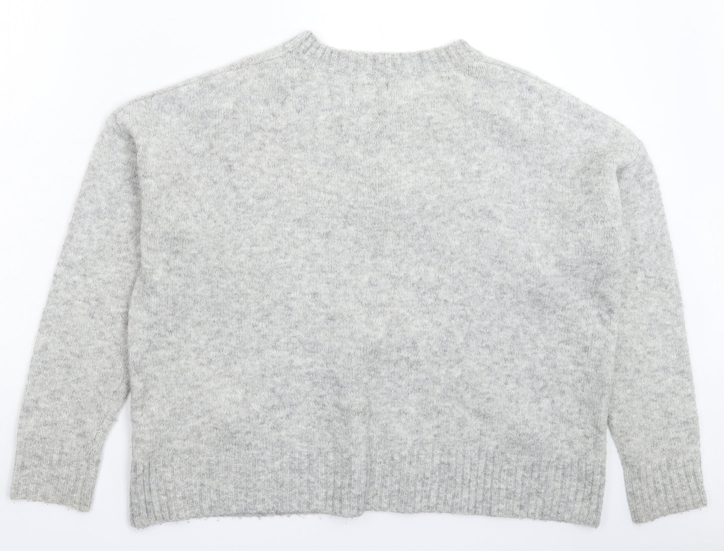 Primark Womens Grey  Knit Pullover Jumper Size 16