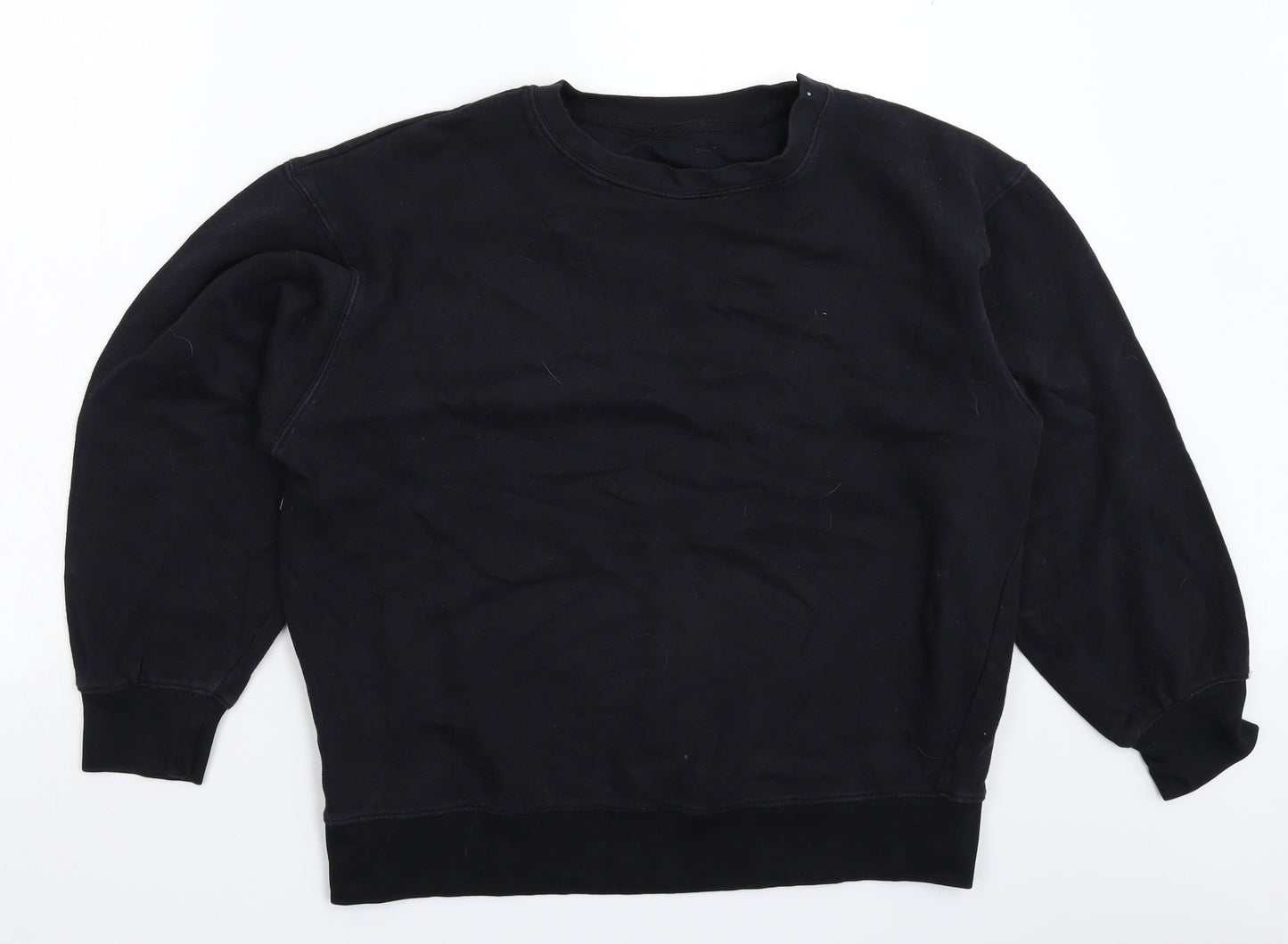 Preworn Womens Black   Pullover Sweatshirt Size 20