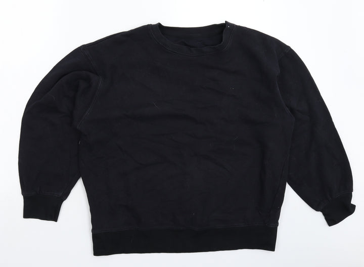 Preworn Womens Black   Pullover Sweatshirt Size 20