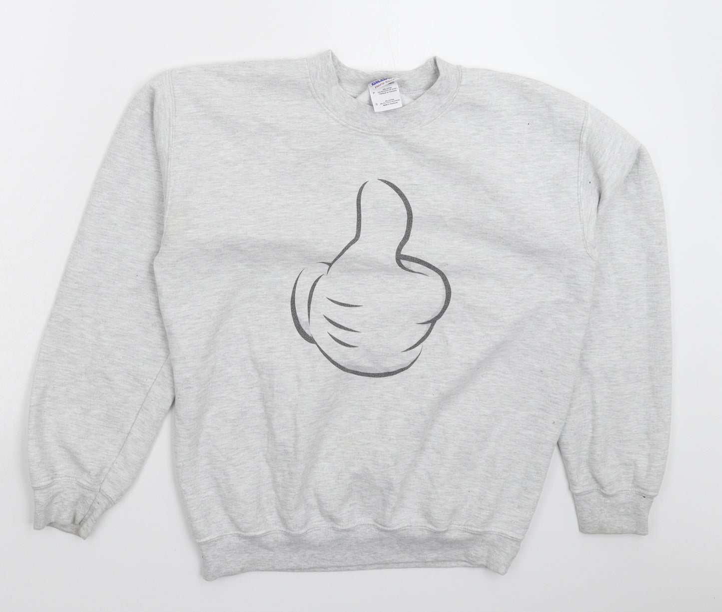 Gildan Mens Grey   Pullover Sweatshirt Size S