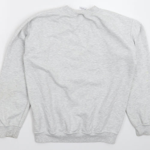 Gildan Mens Grey   Pullover Sweatshirt Size S