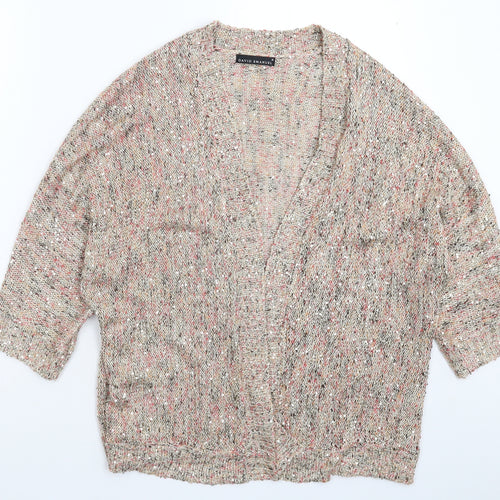 David Emanuel Womens Multicoloured  Knit Cardigan Jumper Size M