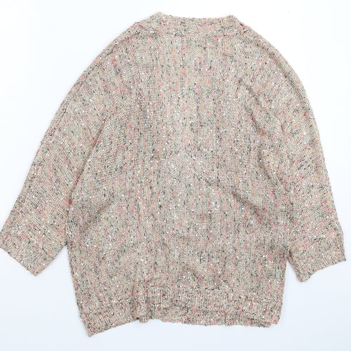 David Emanuel Womens Multicoloured  Knit Cardigan Jumper Size M