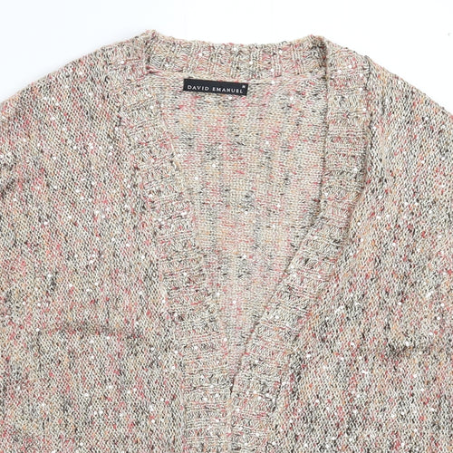 David Emanuel Womens Multicoloured  Knit Cardigan Jumper Size M