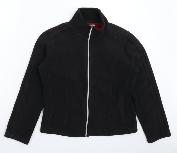 Au Lieu Womens Black Fleece Jacket Size M