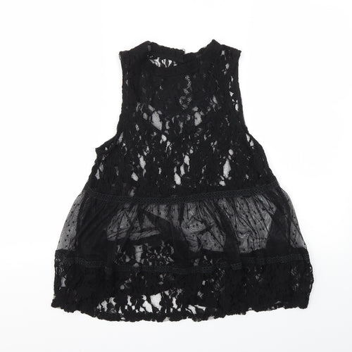 Poof Womens Black   Basic T-Shirt Size M
