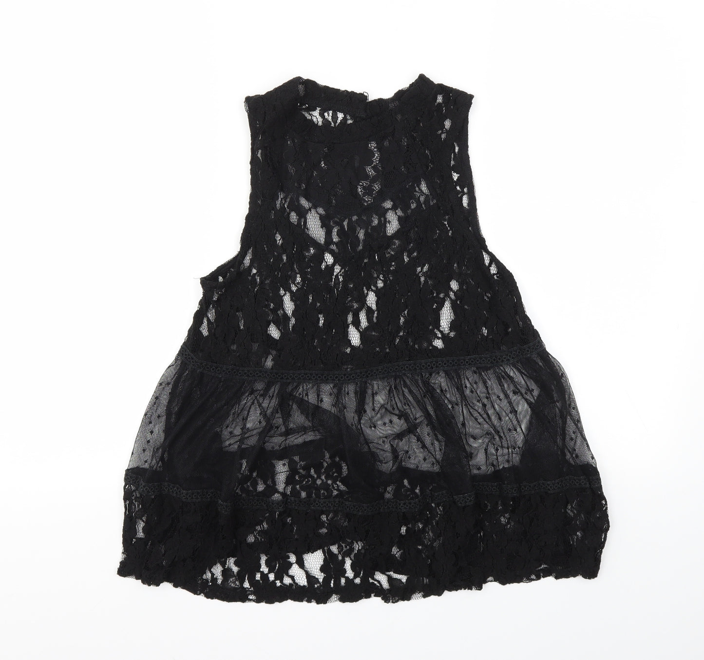 Poof Womens Black   Basic T-Shirt Size M