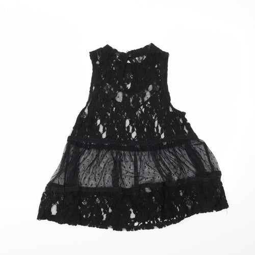 Poof Womens Black   Basic T-Shirt Size M