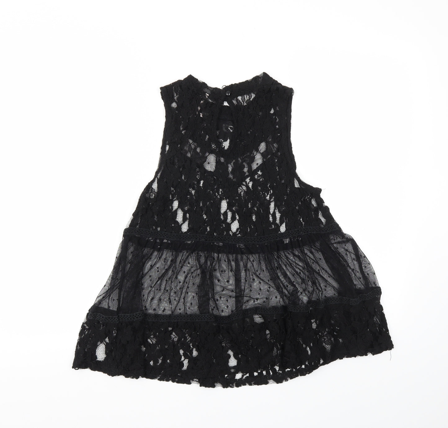 Poof Womens Black   Basic T-Shirt Size M