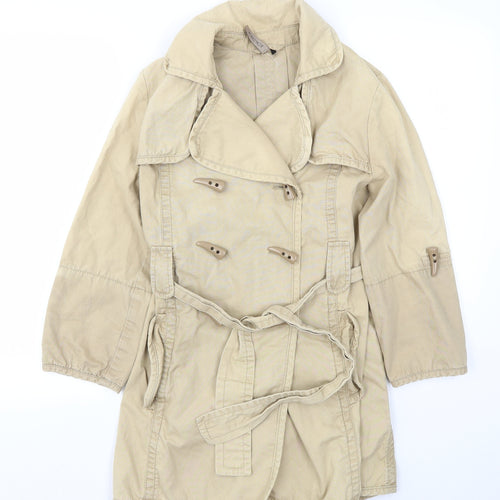 Topshop Womens Beige   Jacket Coat Size 8