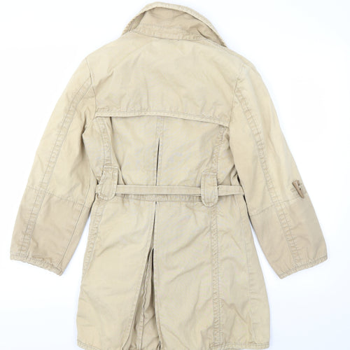 Topshop Womens Beige   Jacket Coat Size 8