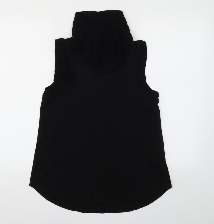 Cupio Womens Black   Basic T-Shirt Size M