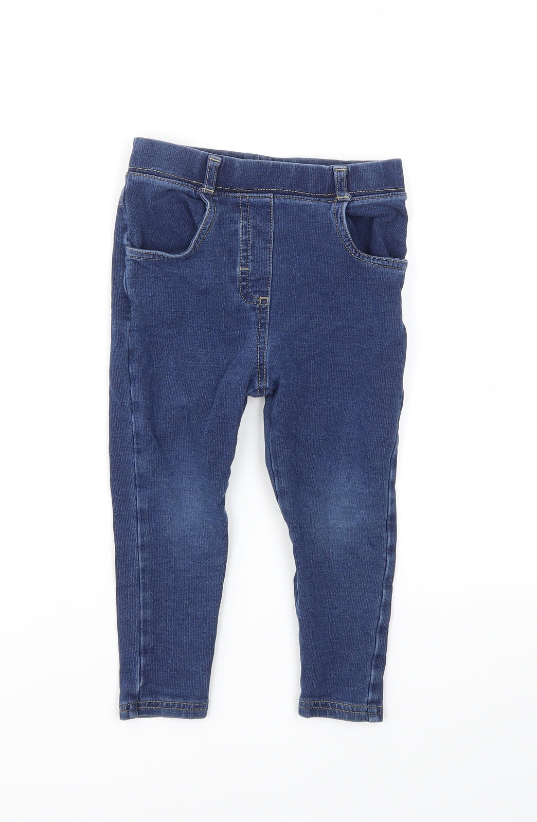 George Girls Blue   Jogger Trousers Size 2-3 Years