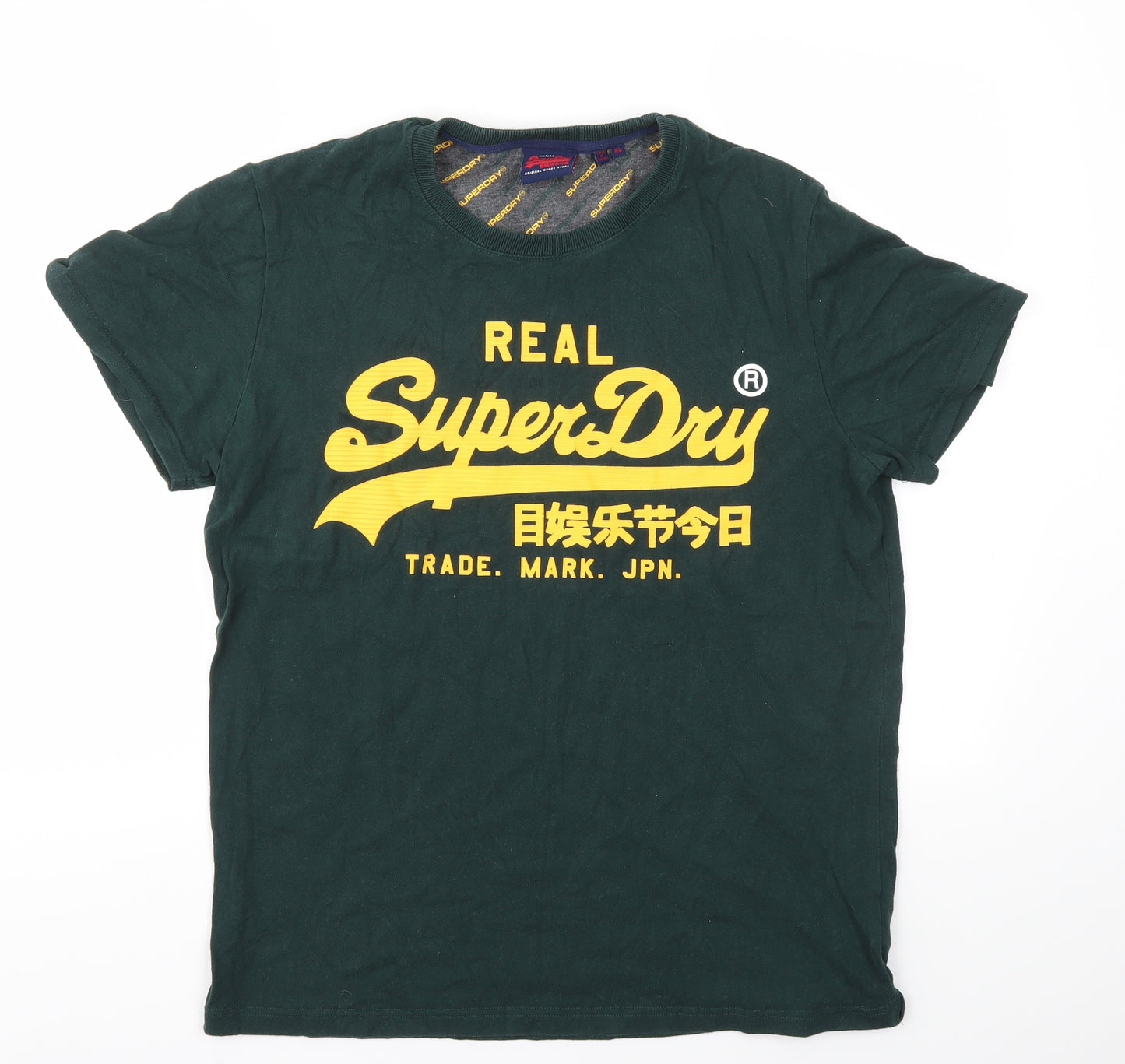 Superdry Mens Green    T-Shirt Size XL