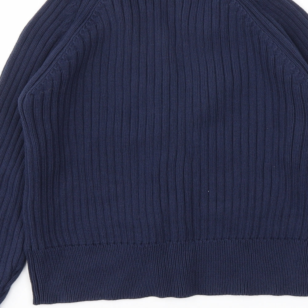 M&S Womens Blue   Cardigan Jumper Size S
