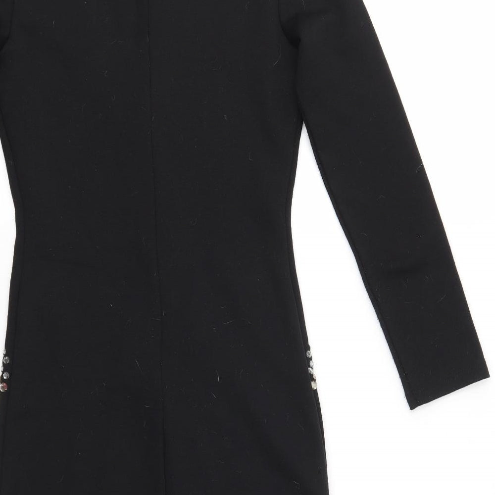 Topshop Womens Black   Fit & Flare  Size 8