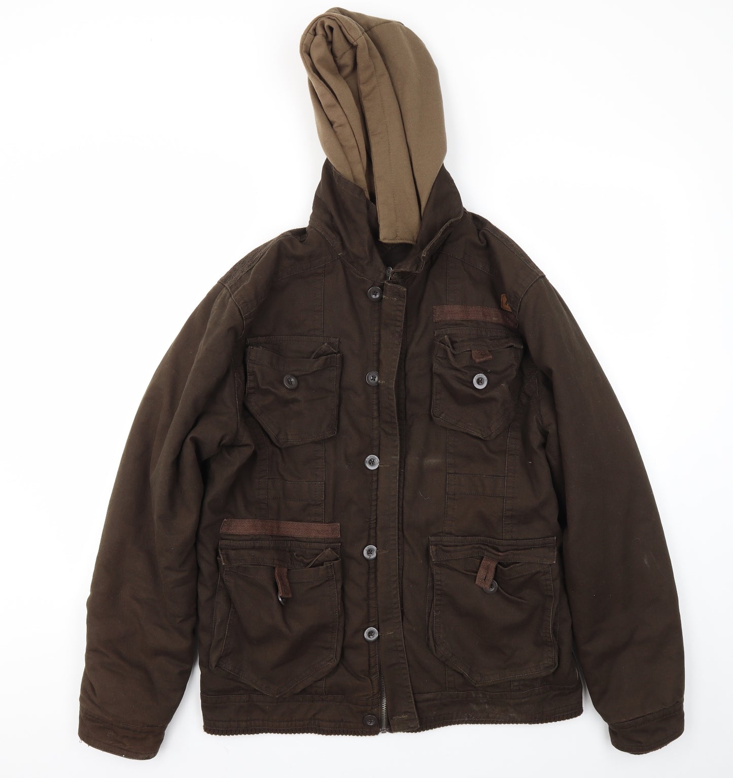 AIRWALK Mens Brown   Jacket Coat Size S