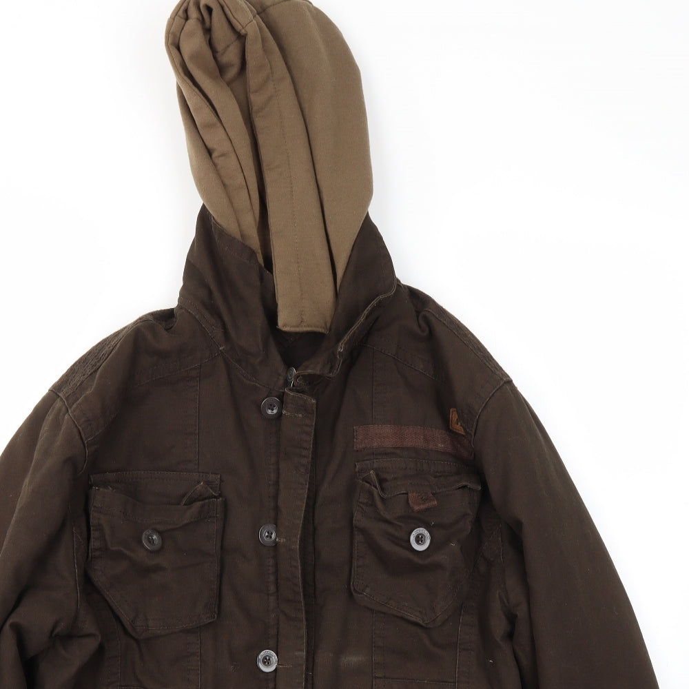 AIRWALK Mens Brown   Jacket Coat Size S