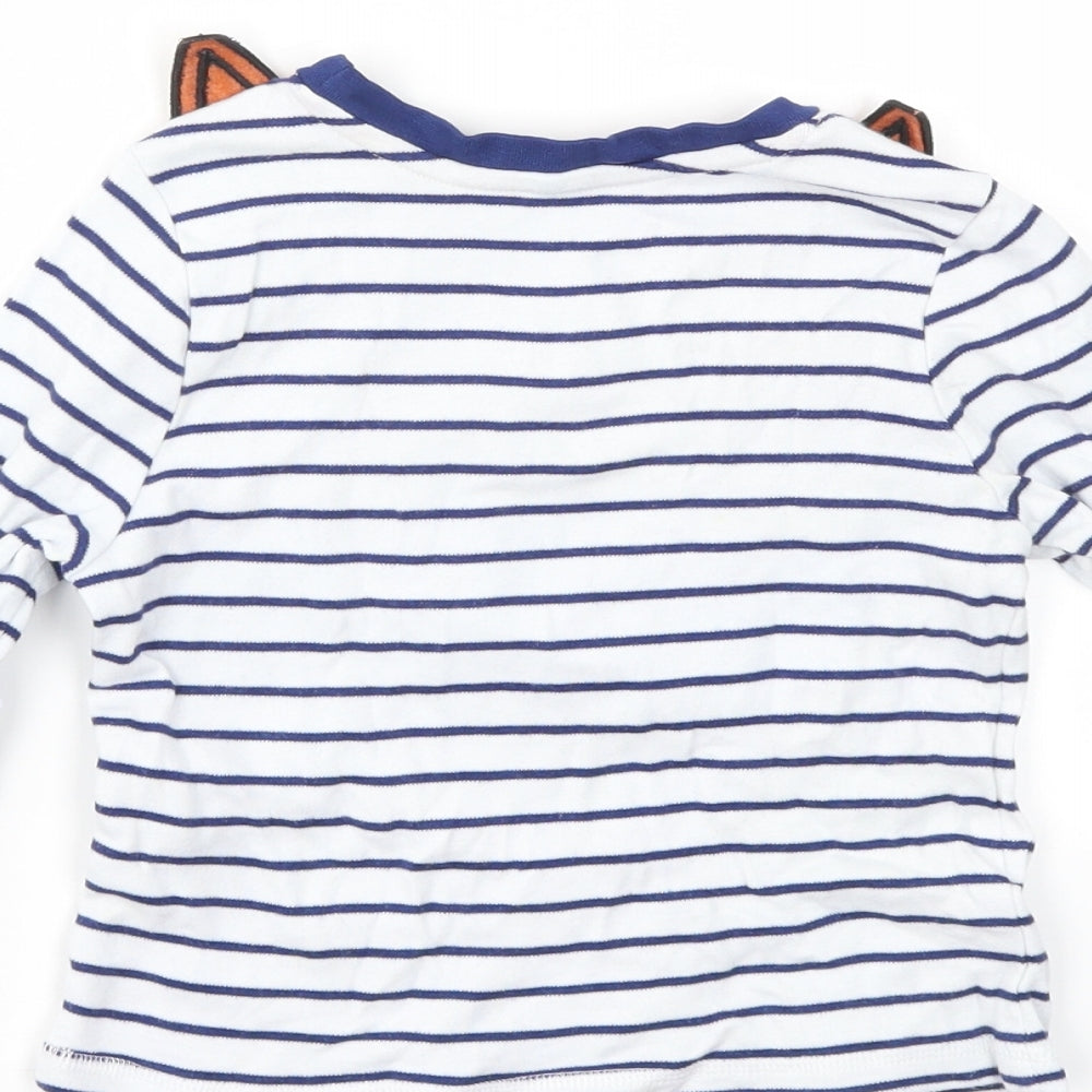 George Girls Multicoloured Animal Print  Basic T-Shirt Size 2-3 Years