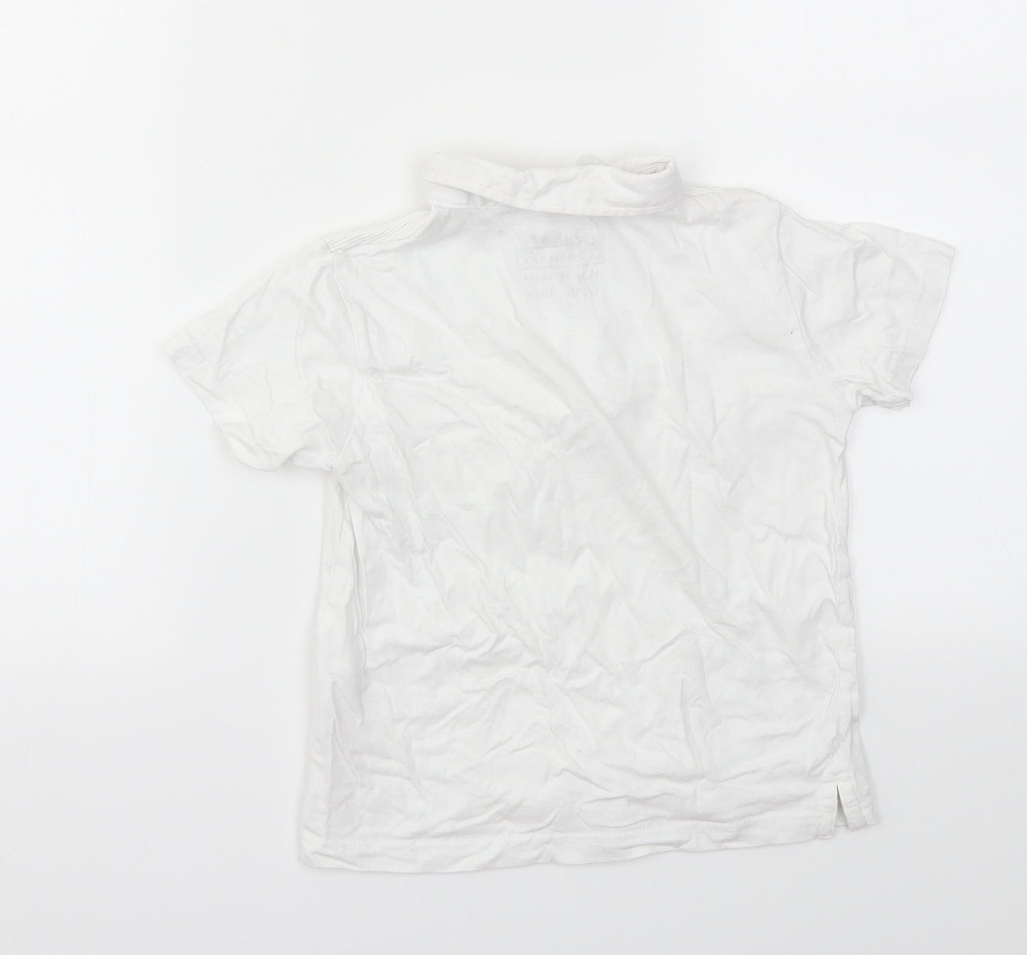 Primark Boys White   Basic T-Shirt Size 5-6 Years