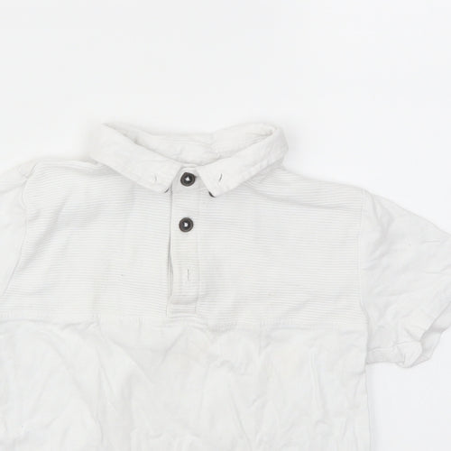 Primark Boys White   Basic T-Shirt Size 5-6 Years