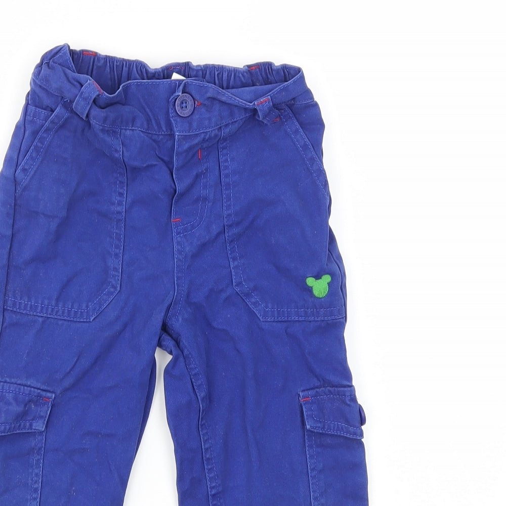 Disney Boys Blue   Jogger Trousers Size 4 Years