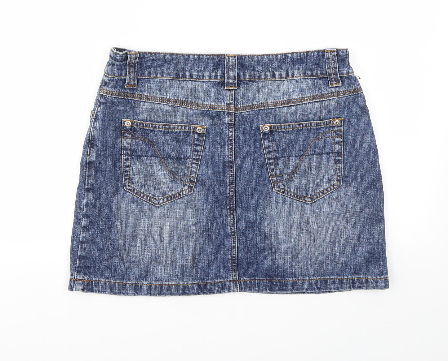 Dorothy Perkins Womens Blue   A-Line Skirt Size 12