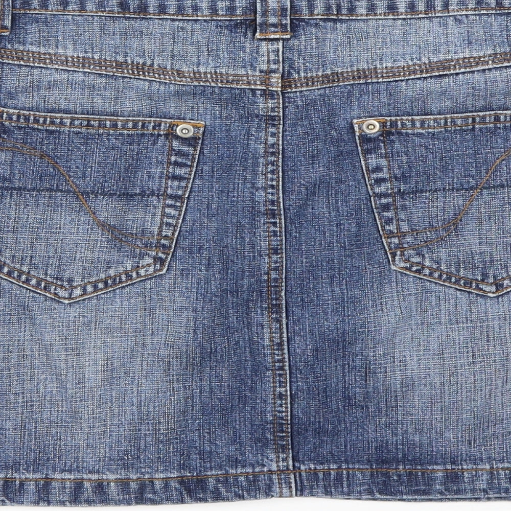 Dorothy Perkins Womens Blue   A-Line Skirt Size 12