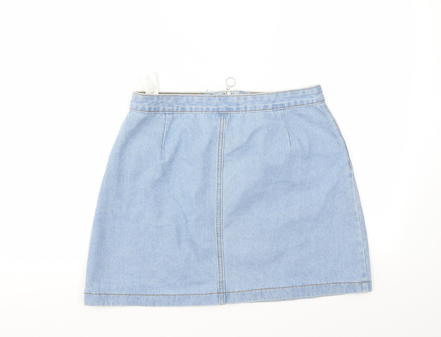 Pretty Little Thing  Womens Blue   A-Line Skirt Size 12