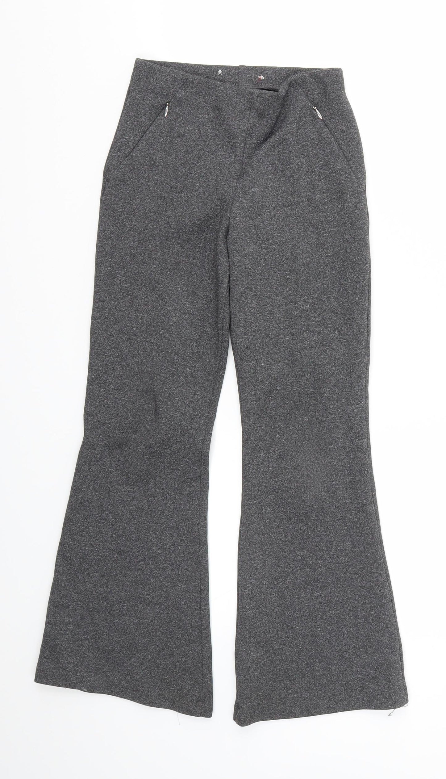 M&S Girls Grey   Jegging Trousers Size 8 Years