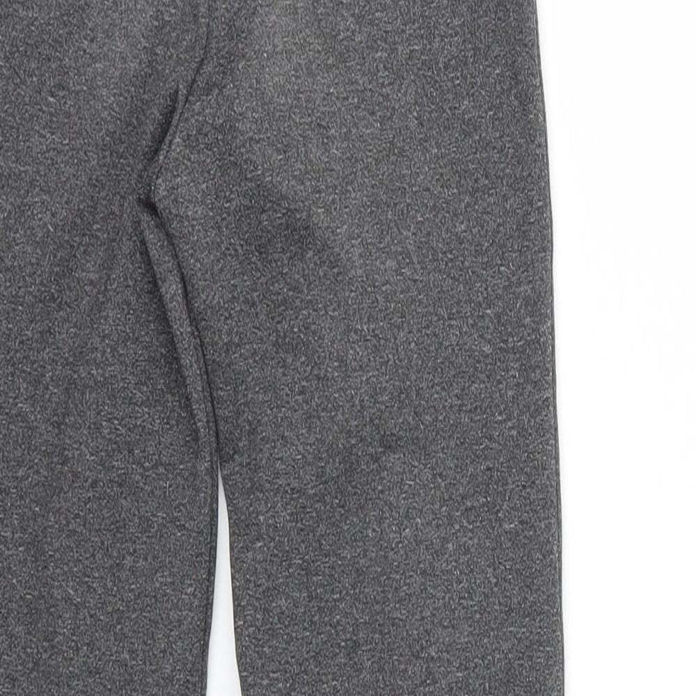 M&S Girls Grey   Jegging Trousers Size 8 Years