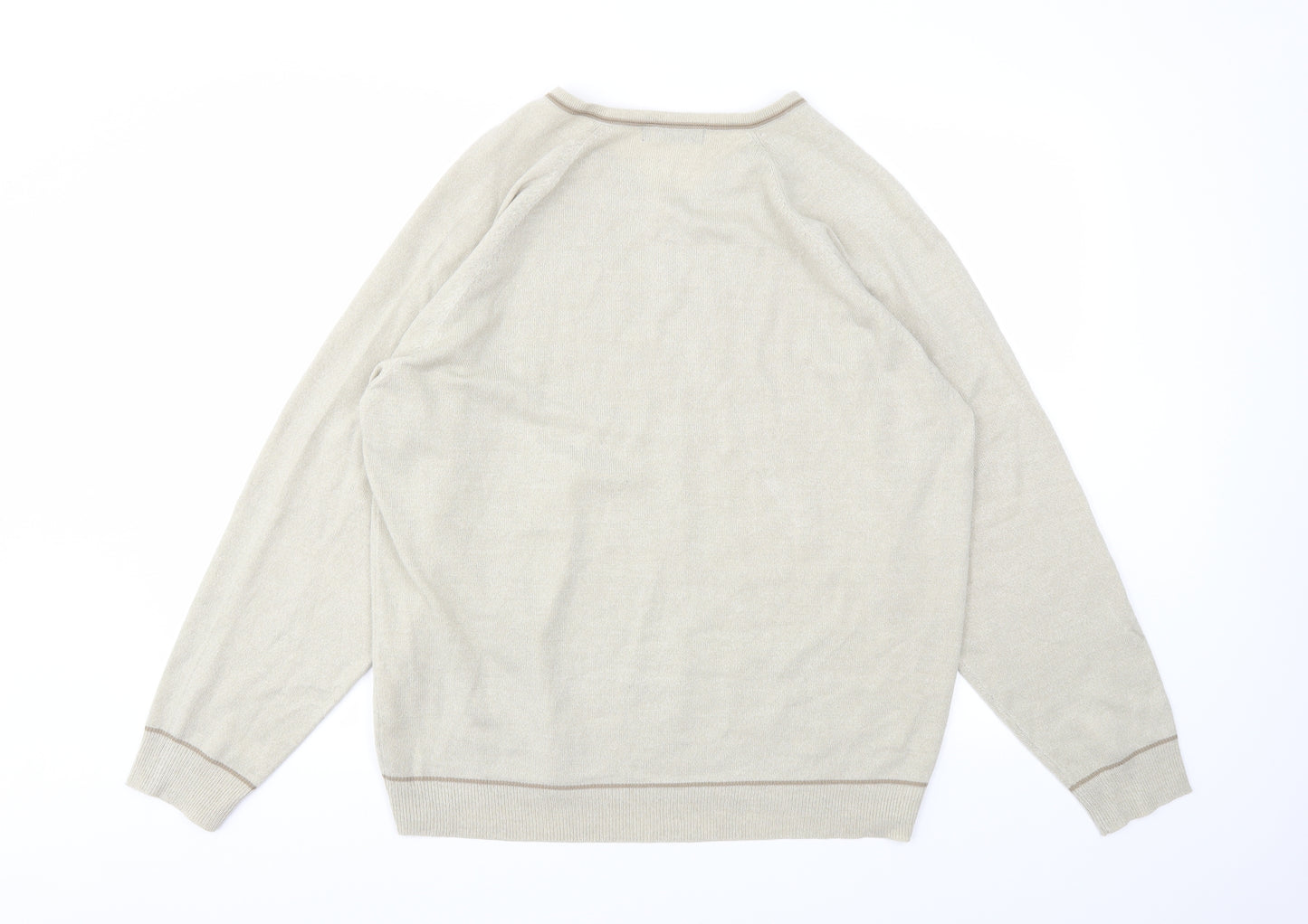 BHS Mens Beige   Pullover Sweatshirt Size L