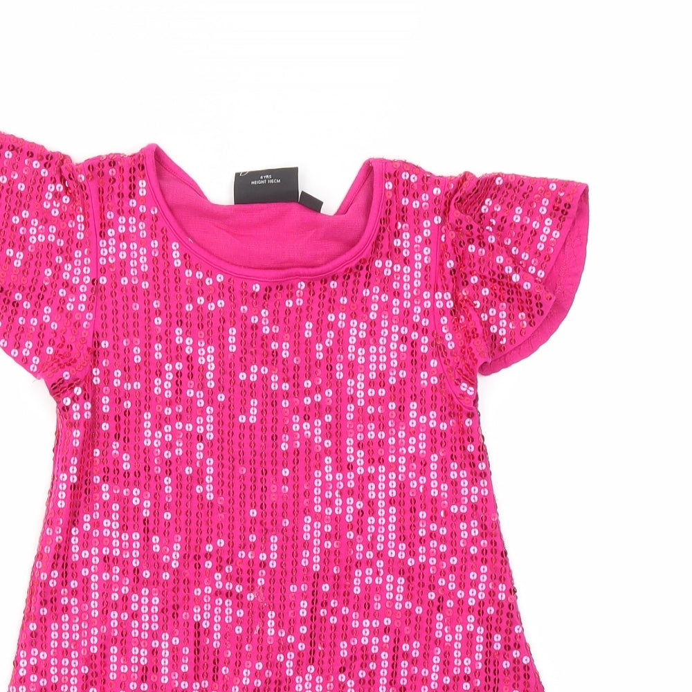 NEXT Girls Pink   Fit & Flare  Size 6 Years