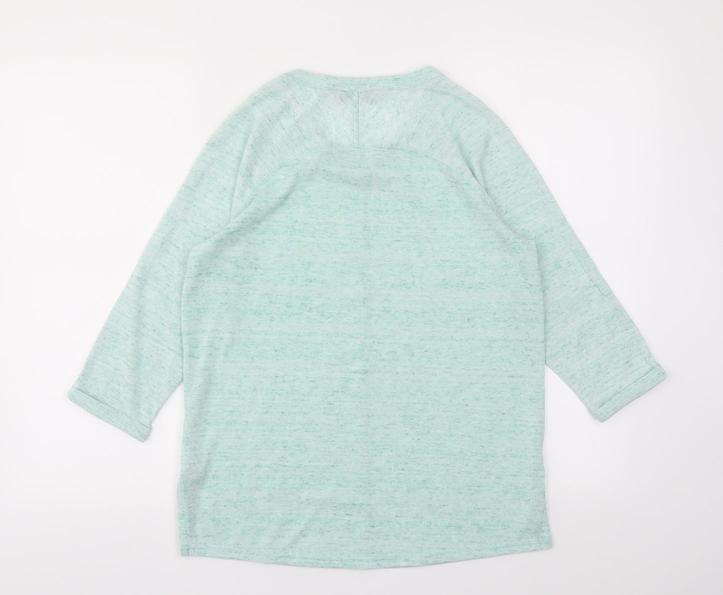 M&S Womens Blue   Basic T-Shirt Size 10