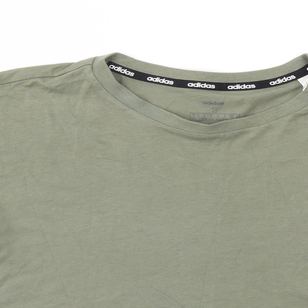 adidas Womens Green   Basic T-Shirt Size S